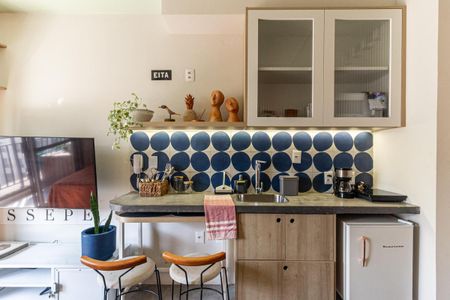 Studio à venda com 21m², 1 quarto e sem vaga Studio à venda com 21m², 1 quarto e sem vagaCozinha