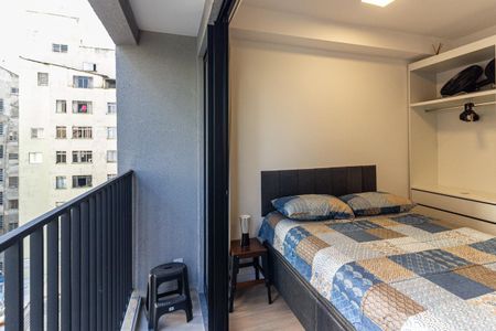 Varanda do Studio de kitnet/studio para alugar com 1 quarto, 20m² em Campos Elíseos, São Paulo
