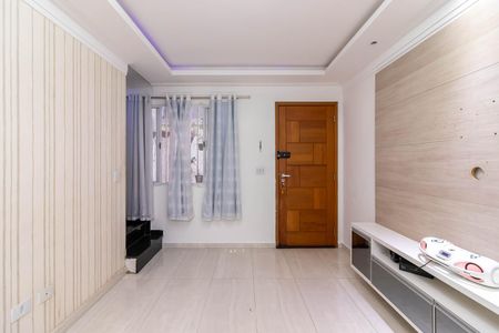 Sala de Estar de casa de condomínio para alugar com 3 quartos, 67m² em Casa Verde Média, São Paulo