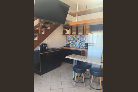 Cozinha de apartamento para alugar com 1 quarto, 40m² em Jardim Botânico, Porto Alegre