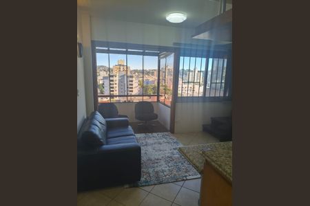Sala de apartamento para alugar com 1 quarto, 40m² em Jardim Botânico, Porto Alegre