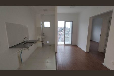 Sala / Cozinha / Área de serviço de apartamento para alugar com 2 quartos, 52m² em Vila Varela, Poá
