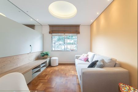 Sala de apartamento para alugar com 1 quarto, 38m² em Brooklin, São Paulo