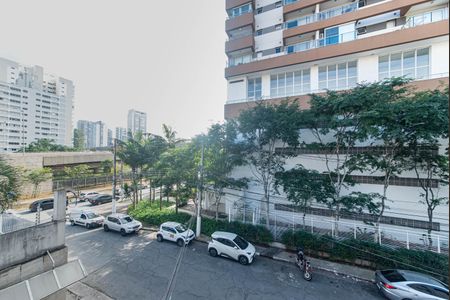 Sala - Vista de apartamento para alugar com 1 quarto, 38m² em Brooklin, São Paulo