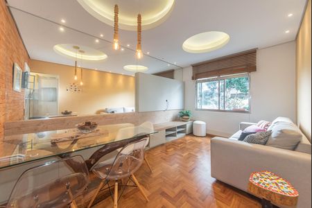 Sala de apartamento para alugar com 1 quarto, 38m² em Brooklin, São Paulo