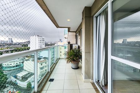 Varanda  de apartamento à venda com 3 quartos, 143m² em Praça da Bandeira, Rio de Janeiro