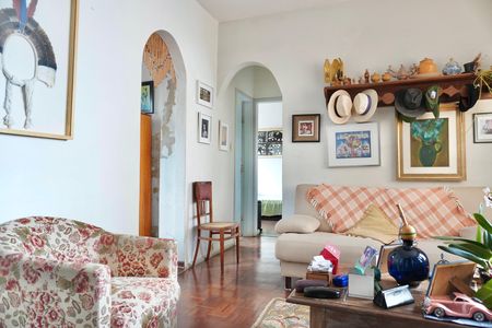 Sala  de apartamento à venda com 2 quartos, 83m² em Marçola, Belo Horizonte