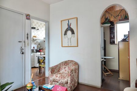 Sala  de apartamento à venda com 2 quartos, 83m² em Marçola, Belo Horizonte