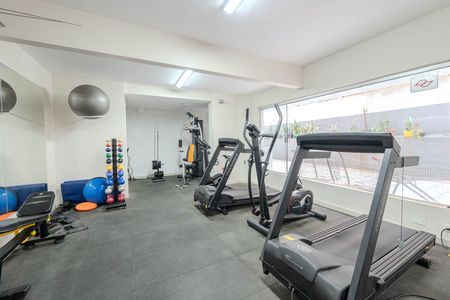 Apartamento para alugar com 28m², 1 quarto e sem vaga Apartamento para alugar com 28m², 1 quarto e sem vagaÁrea comum - Academia