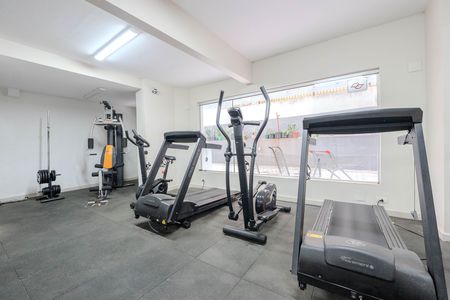 Apartamento para alugar com 28m², 1 quarto e sem vaga Apartamento para alugar com 28m², 1 quarto e sem vagaÁrea comum - Academia