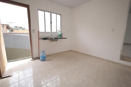 Cozinha de casa para alugar com 1 quarto, 70m² em Jardim do Estádio, Santo André