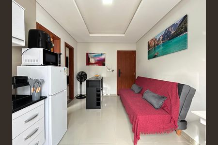 Sala de apartamento para alugar com 1 quarto, 43m² em Morro das Pedras, Florianópolis
