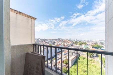 Varanda da Sala de apartamento à venda com 3 quartos, 55m² em Vila Palmares, Santo André