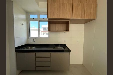 Cozinha de apartamento para alugar com 2 quartos, 56m² em Buritis, Belo Horizonte
