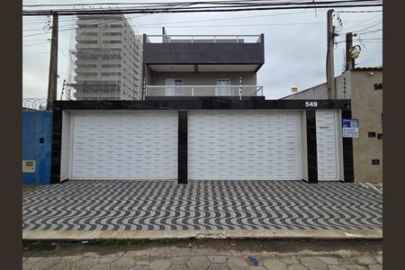 Fachada de casa de condomínio para alugar com 2 quartos, 53m² em Guilhermina, Praia Grande