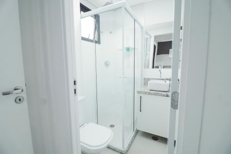 Apartamento para alugar com 25m², 1 quarto e sem vagaBanheiro da Suíte