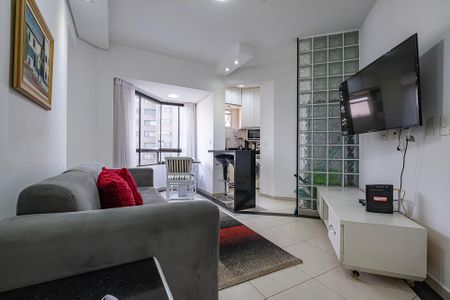 Sala/Cozinha de apartamento para alugar com 1 quarto, 40m² em Paraíso, São Paulo