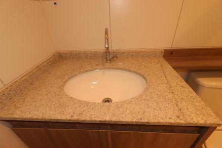 Apartamento à venda com 75m², 2 quartos e 1 vagaBanheiro da Suíte - Pia