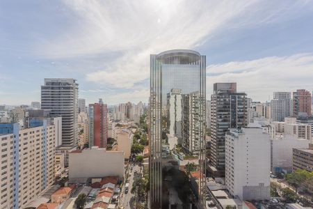 Vista do Quarto de kitnet/studio para alugar com 1 quarto, 34m² em Pinheiros, São Paulo