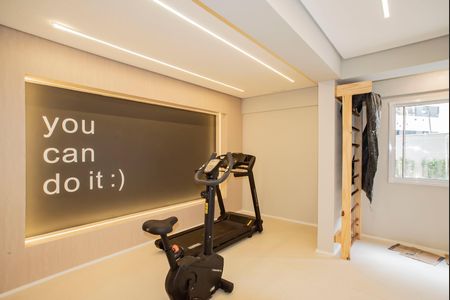Apartamento à venda com 27m², 1 quarto e sem vaga Apartamento à venda com 27m², 1 quarto e sem vagaÁrea comum - Academia