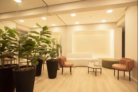 Apartamento à venda com 27m², 1 quarto e sem vaga Apartamento à venda com 27m², 1 quarto e sem vagaHall social