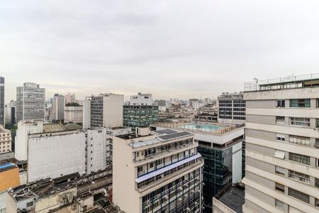 Vista de kitnet/studio para alugar com 1 quarto, 37m² em República, São Paulo