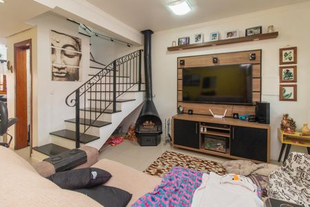 Casa de condomínio à venda com 125m², 3 quartos e 2 vagasSala