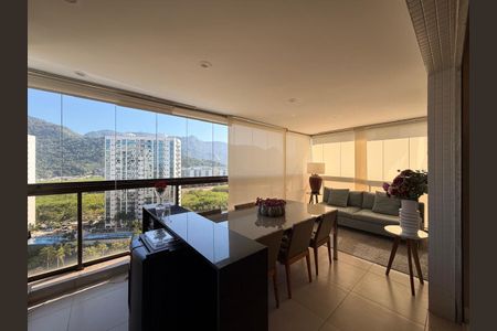 Sala - Varanda de apartamento à venda com 4 quartos, 160m² em Barra da Tijuca, Rio de Janeiro