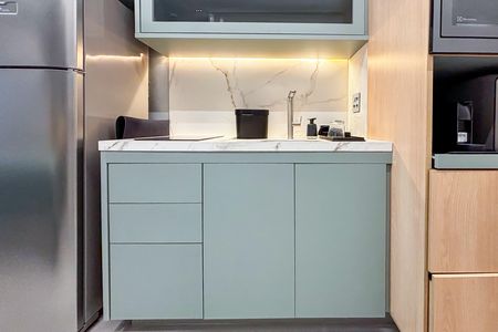 Studio à venda com 27m², 1 quarto e sem vaga
