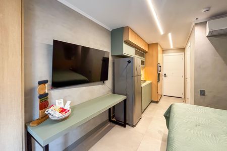 Studio à venda com 27m², 1 quarto e sem vaga