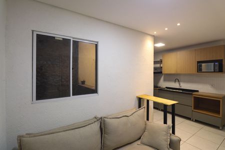 Sala / Cozinha  de apartamento para alugar com 1 quarto, 35m² em Vila Guilherme, São Paulo