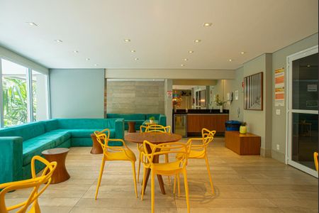 Studio para alugar com 28m², 1 quarto e sem vaga Studio para alugar com 28m², 1 quarto e sem vagaÁrea comum - Salão de festas