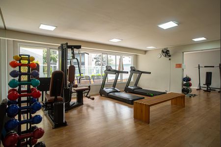 Studio para alugar com 28m², 1 quarto e sem vaga Studio para alugar com 28m², 1 quarto e sem vagaÁrea comum - Academia