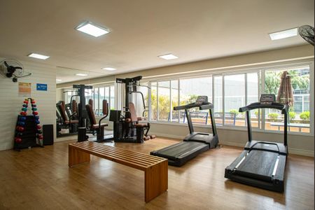 Studio para alugar com 28m², 1 quarto e sem vaga Studio para alugar com 28m², 1 quarto e sem vagaÁrea comum - Academia