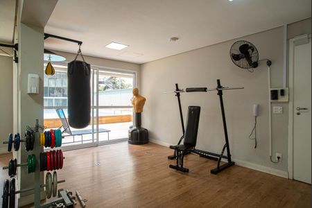 Studio para alugar com 28m², 1 quarto e sem vaga Studio para alugar com 28m², 1 quarto e sem vagaÁrea comum - Academia