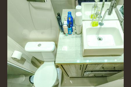 Banheiro da Suíte de apartamento à venda com 2 quartos, 62m² em Vila Castelo, São Paulo