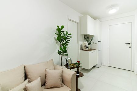 Sala de apartamento para alugar com 1 quarto, 24m² em Barra Funda, São Paulo