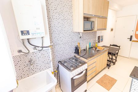 Apartamento para alugar com 32m², 1 quarto e sem vaga Apartamento para alugar com 32m², 1 quarto e sem vagaCozinha e Área de Serviço