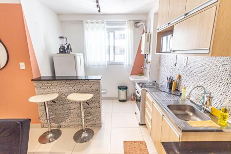 Apartamento para alugar com 32m², 1 quarto e sem vaga Apartamento para alugar com 32m², 1 quarto e sem vagaCozinha e Área de Serviço