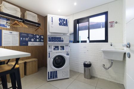 Apartamento para alugar com 36m², 2 quartos e 1 vaga Apartamento para alugar com 36m², 2 quartos e 1 vagaLavanderia - Área Comum