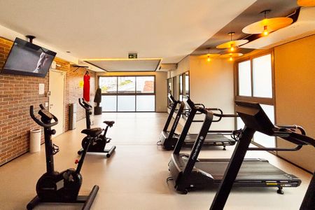 Apartamento para alugar com 28m², 1 quarto e sem vaga Apartamento para alugar com 28m², 1 quarto e sem vagaacademia