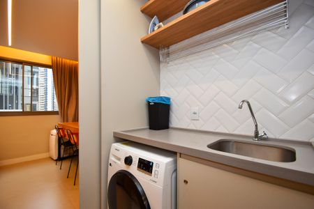 Apartamento para alugar com 28m², 1 quarto e sem vaga Apartamento para alugar com 28m², 1 quarto e sem vagalavanderia