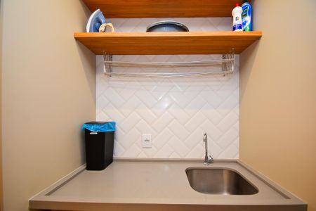 Apartamento para alugar com 28m², 1 quarto e sem vaga Apartamento para alugar com 28m², 1 quarto e sem vagalavanderia