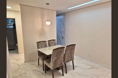 Sala de Jantar de apartamento para alugar com 2 quartos, 47m² em Sevilha (2 Seção), Ribeirão das Neves