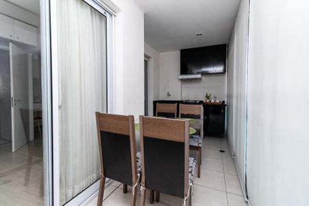 Varanda Gourmet de apartamento para alugar com 1 quarto, 33m² em Barra Funda, São Paulo