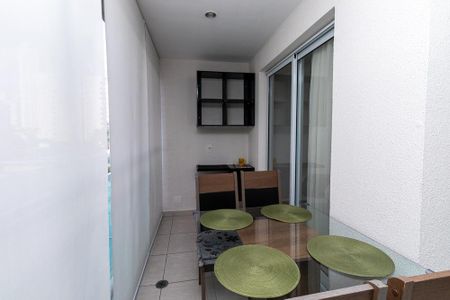 Varanda Gourmet de apartamento para alugar com 1 quarto, 33m² em Barra Funda, São Paulo