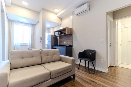 Sala de apartamento para alugar com 1 quarto, 35m² em Santa Cecilia, São Paulo