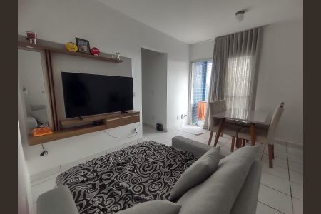 Sala de apartamento à venda com 3 quartos, 75m² em Caiçara-Adelaide, Belo Horizonte