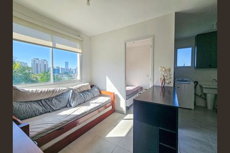 Sala de apartamento para alugar com 2 quartos, 39m² em Santo Amaro, São Paulo