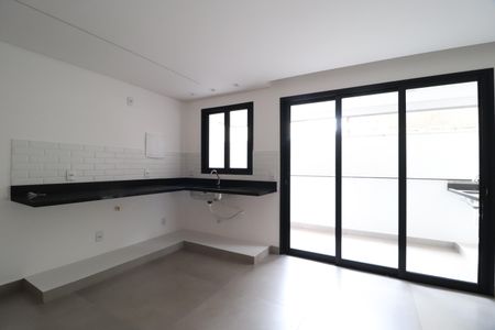 Sala/Cozinha de apartamento para alugar com 2 quartos, 63m² em Daniel Fonseca, Uberlândia